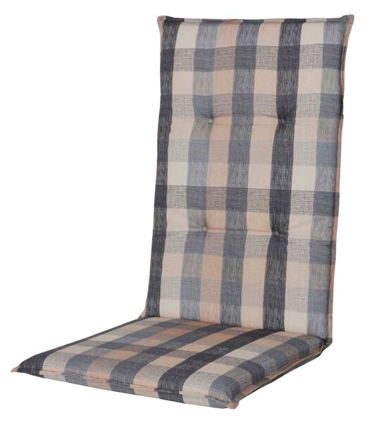 Doppler LIVING 5104 hnědá/šedá, vysoký polstr na křesla a židle, 48x119x6 cm