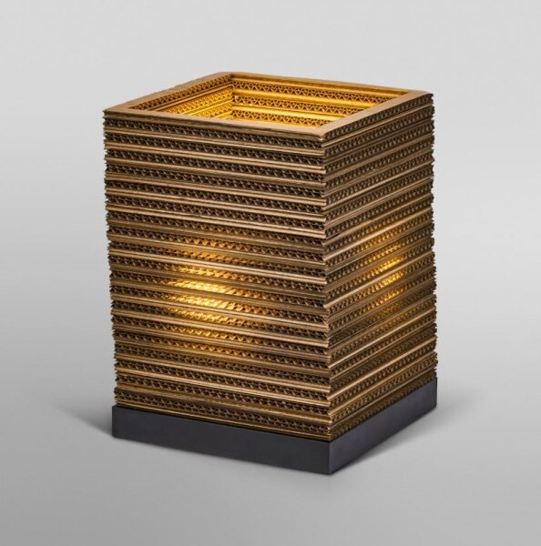 Ledvance - Stolní lampa DECOR CARDBOARD 1xE27/15W/230V 20x20 cm