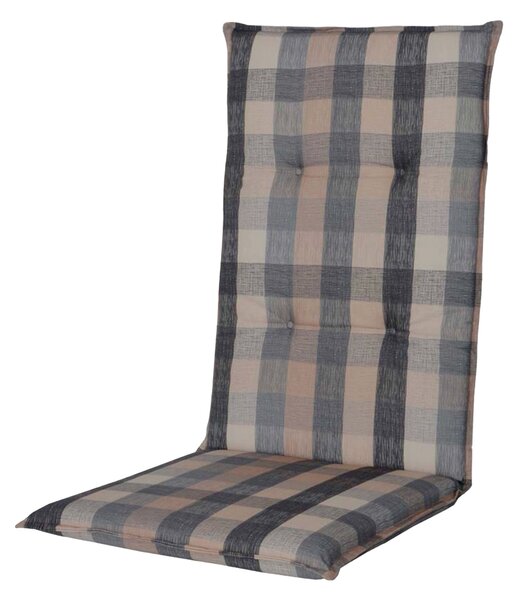 Doppler LIVING 5104 hnědá/šedá, vysoký polstr na křesla a židle, 48x119x6 cm