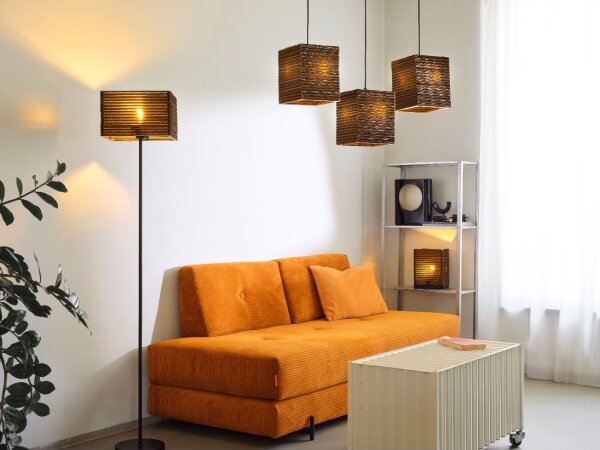 Ledvance - Stolní lampa DECOR CARDBOARD 1xE27/15W/230V 20x20 cm