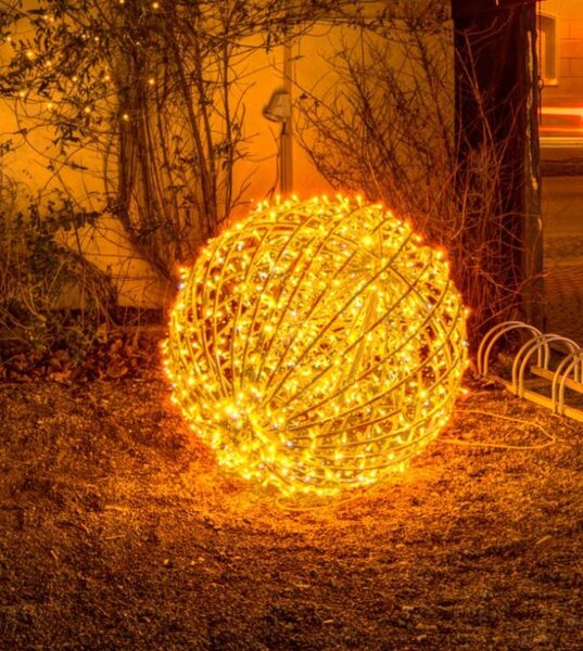 Eco Fix LED světelný řetěz, venkovní s krystalky, teple bílá s FLASH, 8 m, 80 diod, čirý kabel, IP44, 24V