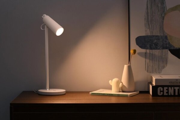 Immax 08990L - LED Stmívatelná stolní lampa s Qi nabíjením TIT LED/12W/230V bílá
