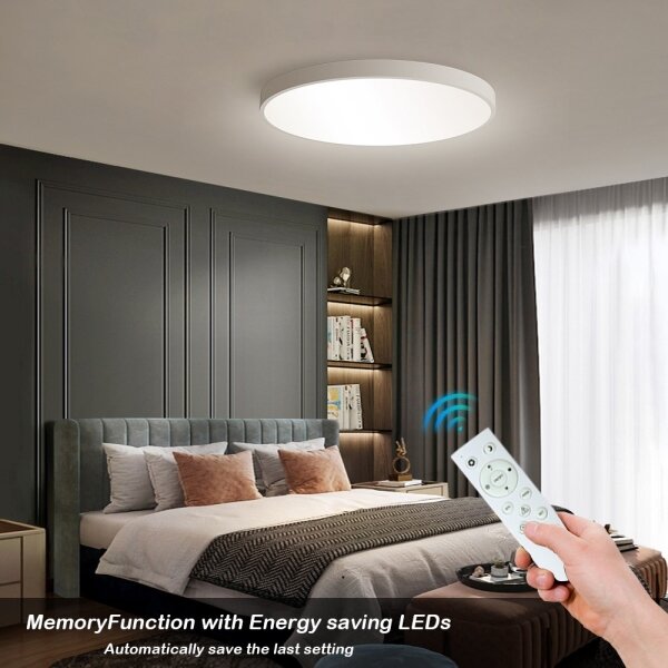 Immax NEO 07253L -LED Stmívatelné svítidlo SEMPLICI 60W/230V Wi-Fi Tuya bílá+ DO