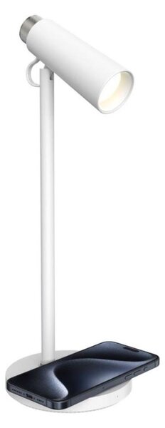 Immax 08990L - LED Stmívatelná stolní lampa s Qi nabíjením TIT LED/12W/230V bílá
