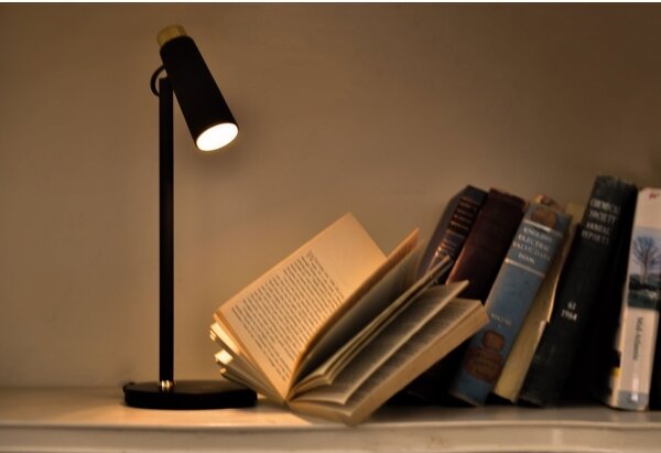 Immax 08991L- LED Stmívatelná stolní lampa s Qi nabíjením TIT LED/12W/230V černá