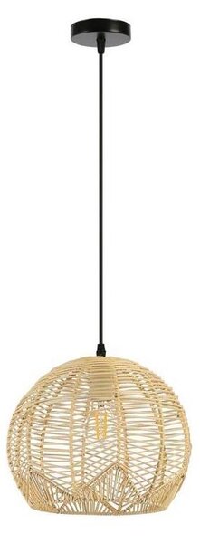 Immax 08258L - Lustr na lanku PELO 1xE27/40W/230V pr. 30 cm ratan