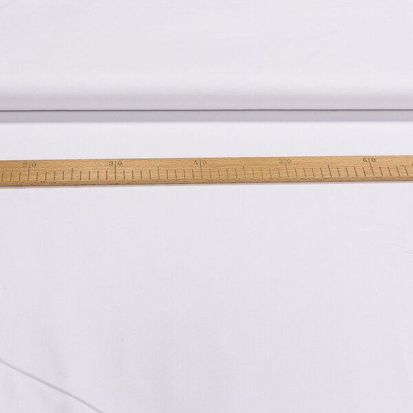 Bavlněný kepr 001 WHITE, jednobarevná bílá, š.150cm (látka v metráži)