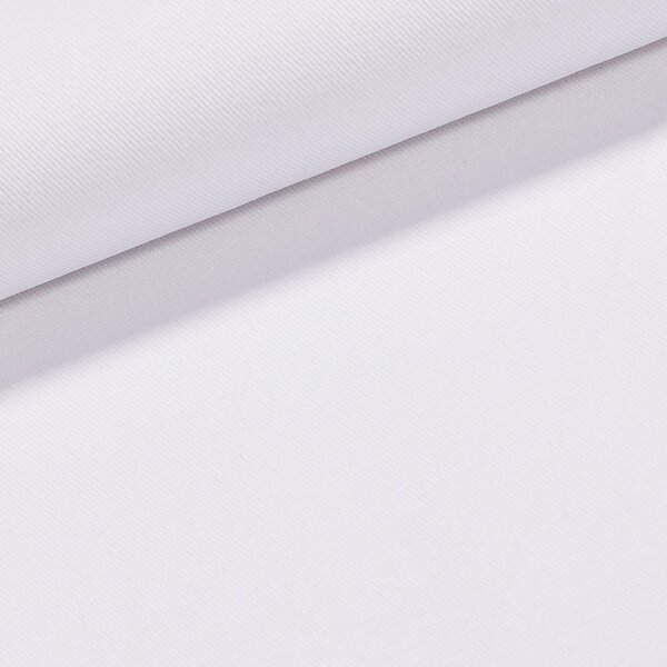 Bavlněný kepr 001 WHITE, jednobarevná bílá, š.150cm (látka v metráži)