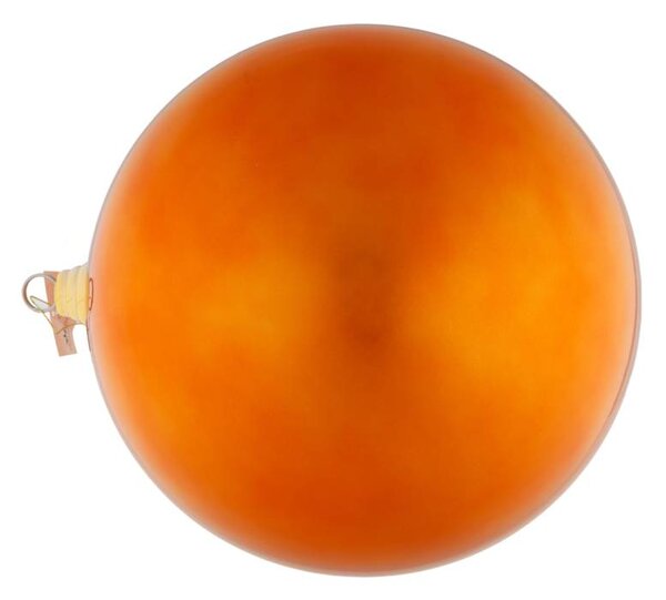 DECOLED Velká vánoční koule 30 cm, měděná, lesklá, UV