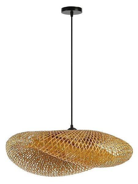 Immax 08270L - Lustr na lanku HILO 1xE27/40W/230V pr. 80 cm bambus