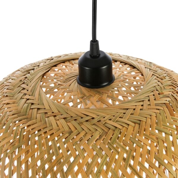 Immax 08271L - Lustr na lanku HILO 1xE27/40W/230V pr. 45 cm bambus