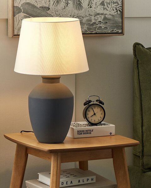 Stolní lampa ARCOS Keramika Šedá