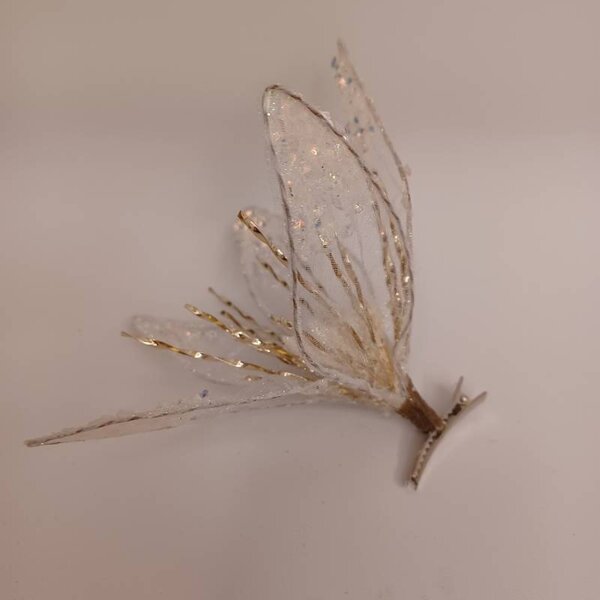 DECOLED Dekorace umělý květ 20 cm, bílá
