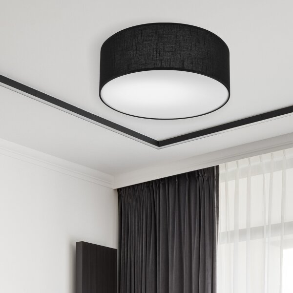 Brilagi - LED Stropní svítidlo SIRIJA LED/12W/230V pr. 35 cm černá