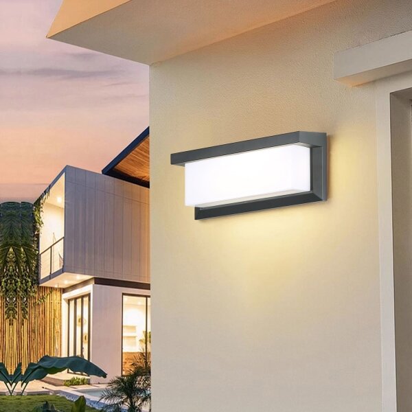 Brilagi - Venkovní nástěnné svítidlo BRICKY 1xE27/60W/230V antracit IP54