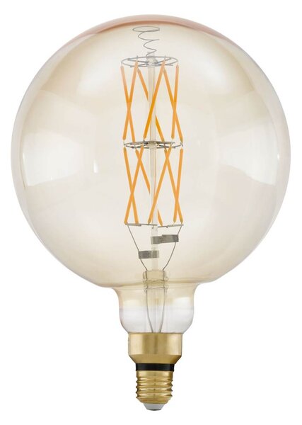 Vintage LED filamentová stmívatelná žárovka EGLO, E27, G200, 8W, 806lm, teplá bílá