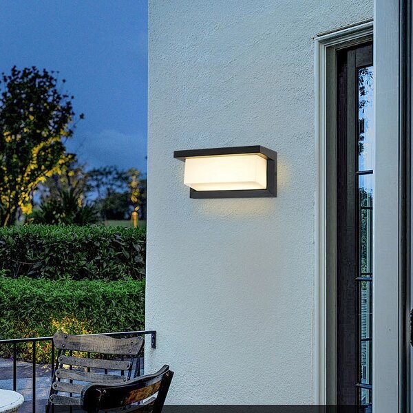 Brilagi - Venkovní nástěnné svítidlo BRICKY 1xE27/60W/230V černá IP54