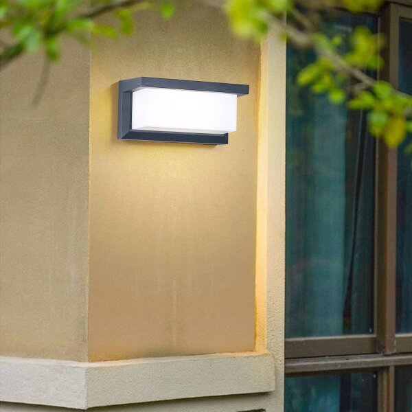 Brilagi - Venkovní nástěnné svítidlo BRICKY 1xE27/60W/230V antracit IP54