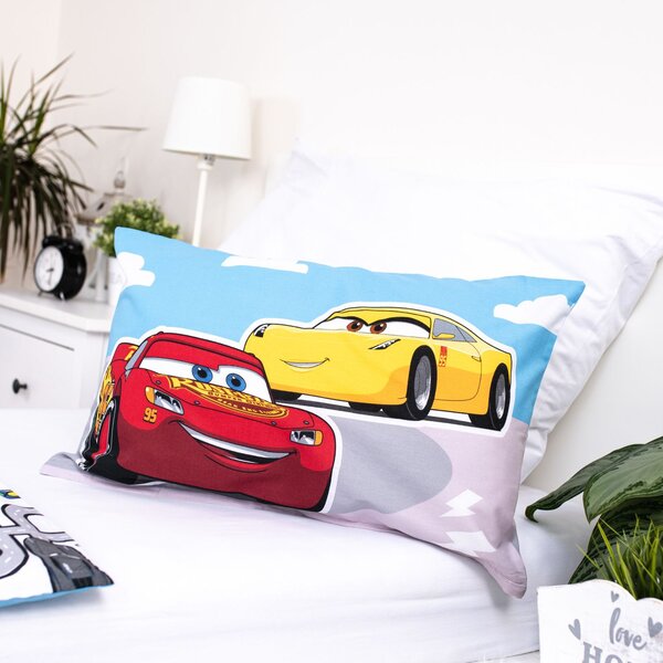 Jerry Fabrics Povlečení do postýlky 100x135 + 40x60 cm - Cars "Road"