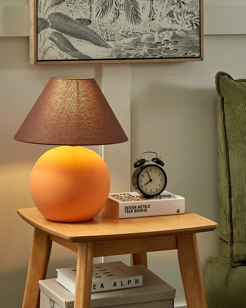 Stolní lampa LIMIA Keramika Oranžová