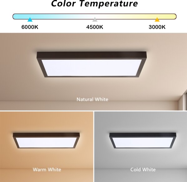 Brilagi - LED Stmívatelné svítidlo FRAME SMART LED/30W/230V černá IP44 + DO