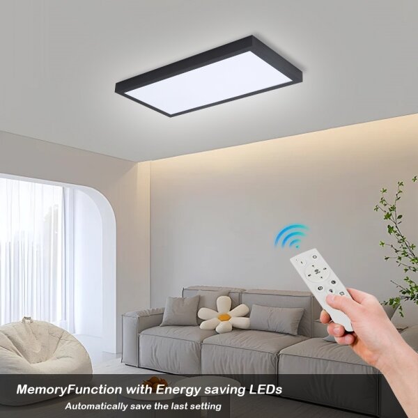 Brilagi - LED Stmívatelné svítidlo FRAME SMART LED/30W/230V černá IP44 + DO
