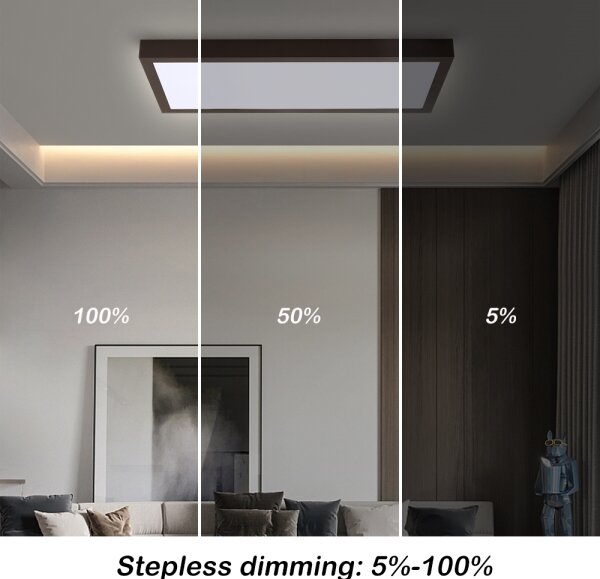 Brilagi - LED Stmívatelné svítidlo FRAME SMART LED/30W/230V černá IP44 + DO