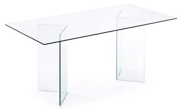 Skleněný jídelní stůl 90x180 cm Burano – Kave Home