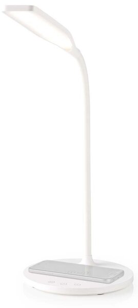 Nedis LTLGQ4M2WT - Stm. lampa s bezdr. nabíjením Qi LED/5,5W/230V 2700-6500K