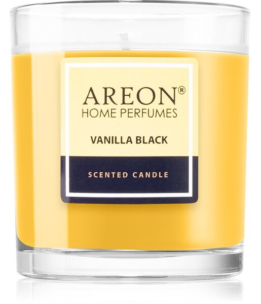 Areon Scented Candle Vanilla Black vonná svíčka 120 g