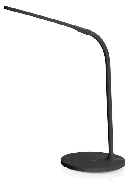 Nedis LTLGQ4M2BK - Stm. lampa s bezdr. nabíjením Qi LED/5,5W/230V 2700-6500K