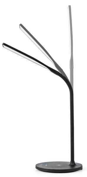 Nedis LTLGQ4M2BK - Stm. lampa s bezdr. nabíjením Qi LED/5,5W/230V 2700-6500K