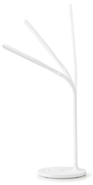 Nedis LTLGQ4M2WT - Stm. lampa s bezdr. nabíjením Qi LED/5,5W/230V 2700-6500K