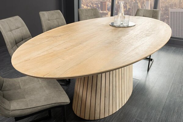 Oválný jídelní stůl Movement 220 cm mango