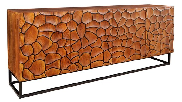 Designová komoda Ladarius 177 cm hnědé mango