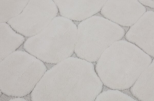 SADA 2x Koupelnová předložka LINO 60/100 cm krémová