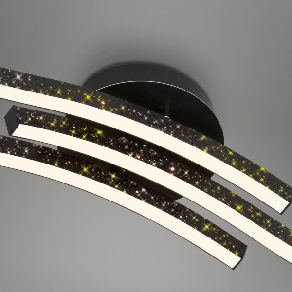 Brilo - LED Stropní svítidlo LED/19W/230V 3000K černá