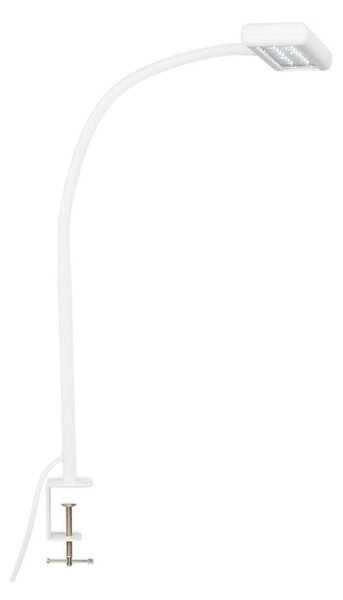 Brilo - LED Flexibilní stolní lampa s klipem TRASNA LED/7,5W/230V bílá