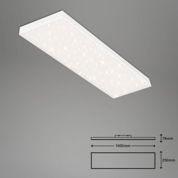 Brilo - LED Stmívatelný přisazený panel FRAMELESS LED/28W/230V Wi-Fi Tuya + DO