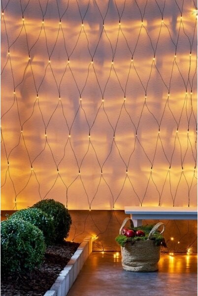 Eglo 410827 - LED Venkovní vánoční řetěz GOLDEN 160xLED 2m IP44 teplá bílá
