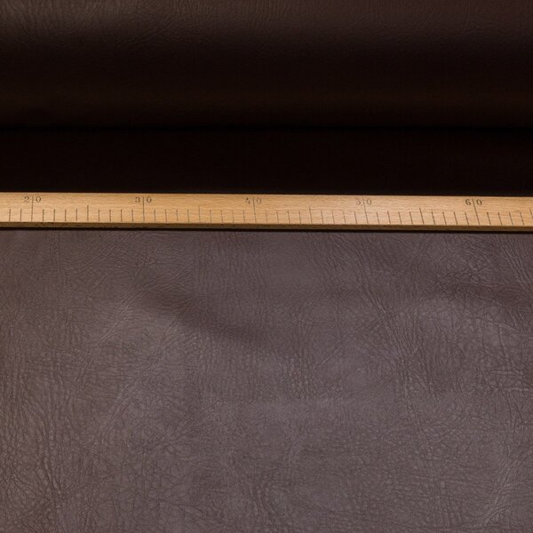 Potahová látka čalounická KOŽENKA HOCK, H_CB_0.8, tmavě hnědá, š.145cm, 460g/m2 (látka v metráži)