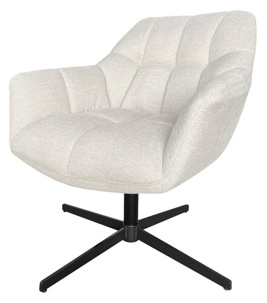 Designové otočné křeslo Vallerina béžové
