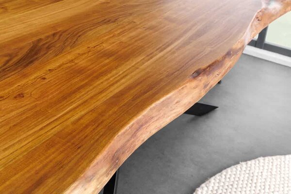 Designový jídelní stůl Massive 200 cm akácie, deska 60mm