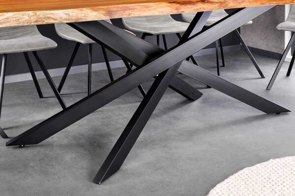 Designový jídelní stůl Massive 200 cm akácie, deska 60mm