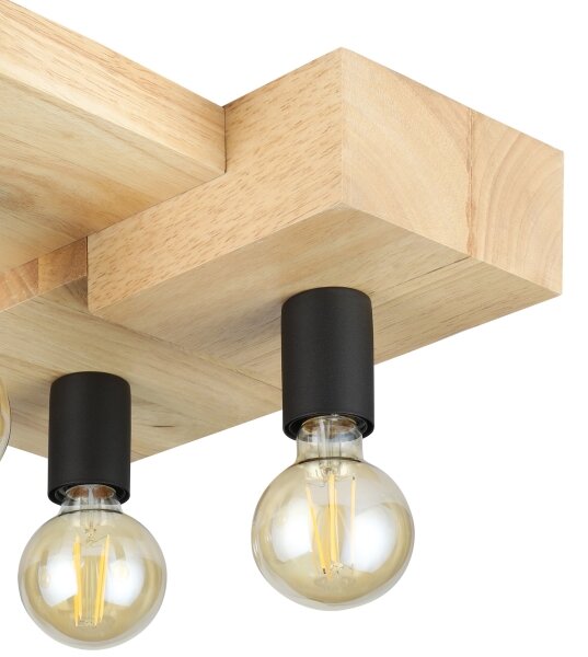 Eglo 43798 - Stropní svítidlo HALKIN 4xE27/40W/230V