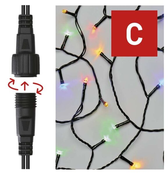 D1AM02 CONNECT CHAIN 50LED 5M IP44 MC