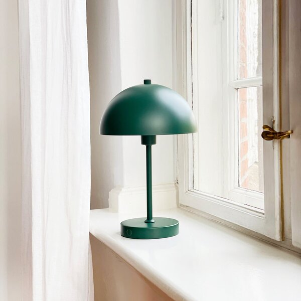 Stolní lampa Dyberg Larsen, Stockholm, stmívatelné, Zelená, Obývací pokoj, Kov, Skandinávský