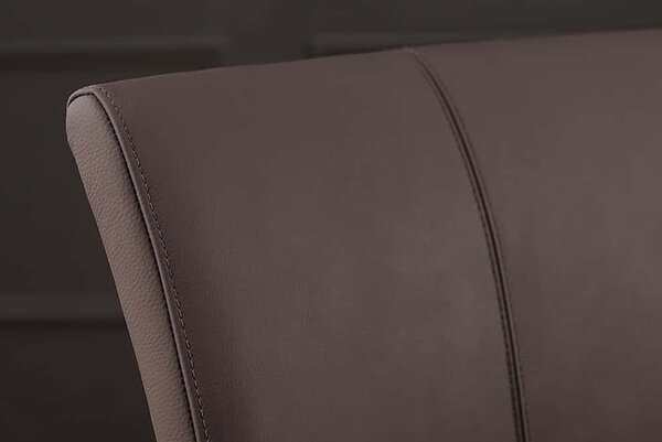 Designová konzolová židle Bull taupe šedá