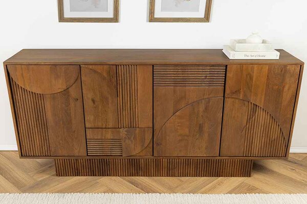 Designová komoda Movement 170 cm hnědé mango