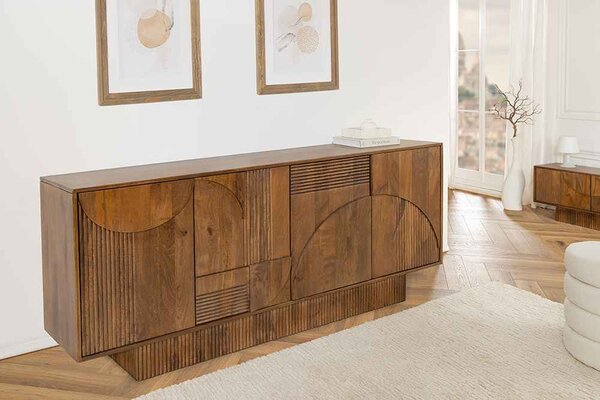 Designová komoda Movement 170 cm hnědé mango